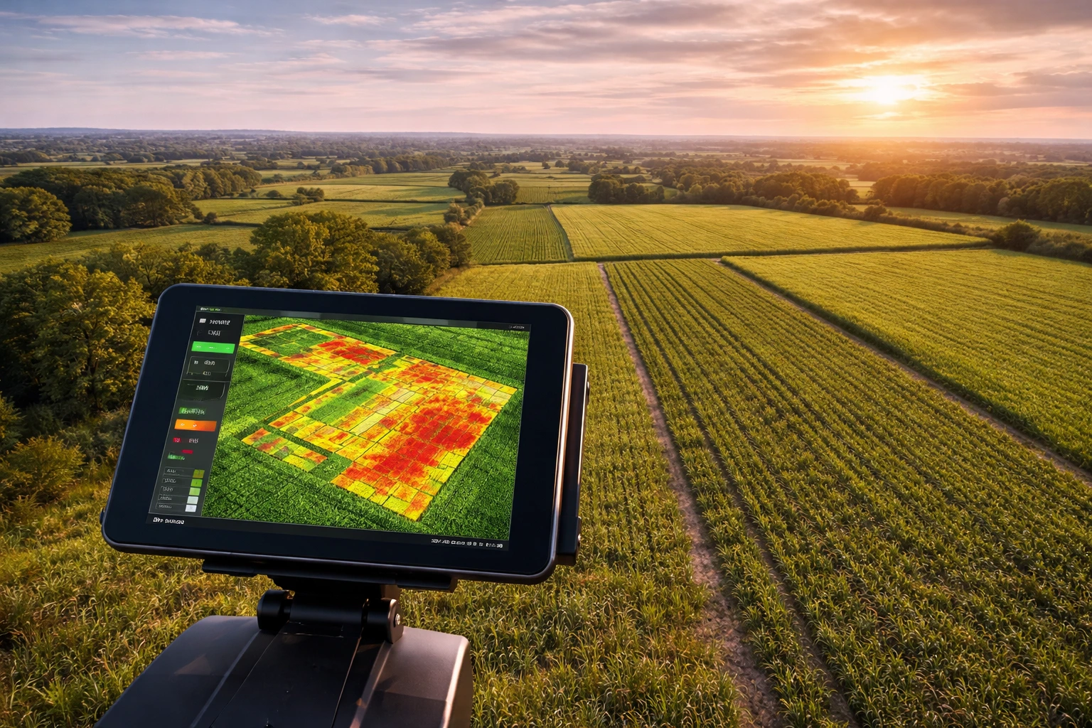 Crop monitoring screen